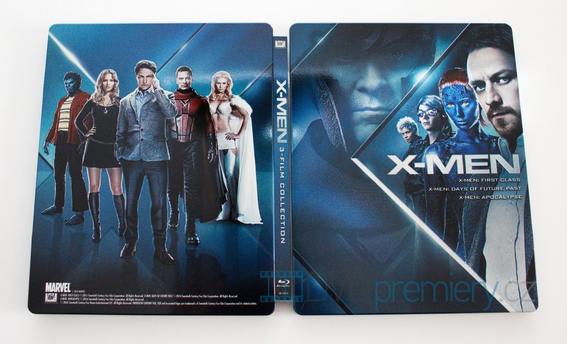 X Men Prequel Kolekce 4 6 3 Blu Ray Steelbook Dvd Premierycz 6723
