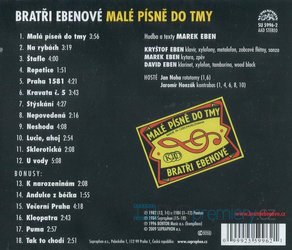 Bratři Ebenové: Malé písně do tmy (CD)