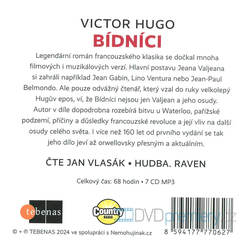 Bídníci (V. Hugo), Jan Vlasák (7 MP3-CD) - audiokniha