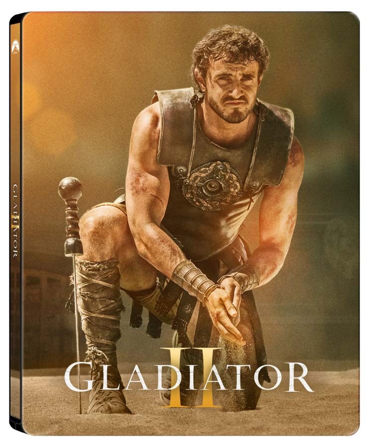 Gladiátor 2 (4K UHD + 2 BLU-RAY) 3 disky - STEELBOOK (ZLATÝ)