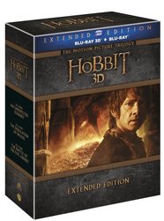 Hobit kolekce 1-3 (2D+3D) (15 BLU-RAY) - prodloužená verze